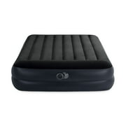 Intex 64123ED Dura Beam Plus Pillow Raised Air Mattress w/ Built in Pump, Queen