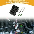 thumbnail image 2 of Unique Bargains 2 Pin ABS Wheel Speed Sensor Connector Plug for Toyota Camry 2018-2021, 2 of 6
