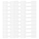 thumbnail image 2 of 100 etiquetas adhesivas para precio de joyería, etiquetas adhesivas en blanco, etiquetas adhesivas de papel., 2 of 6