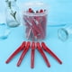 thumbnail image 3 of 30 Uds. De pinzas para el pelo para peluquería, herramienta de peluquería para peluquería (rojo), 3 of 8