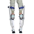 thumbnail image 2 of EPOTOOR 18-30 Inch Adjustable Drywall Aluminum Stilts for Taping Painting Painter Silver, 2 of 6