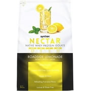 Syntrax Nectar Whey Protein Isolate Powder - Roadside Lemonade Flavor - Pack of 1, 2 lb
