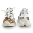 thumbnail image 4 of 2024 Seashell On The Beach Women Or Men Lace Up Flat Sneakers Female Mesh Walking Footwear, 4 of 8