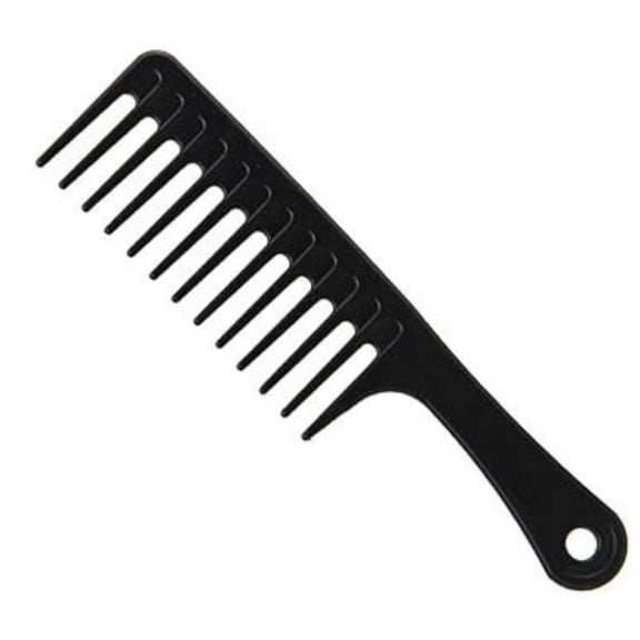 Rake Comb: Wide Tooth Detangling Comb: 1CT