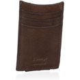 thumbnail image 2 of Nocona Men's Floral Tooled  Blue Underlay Money Clip Wallet N5426527, 2 of 2