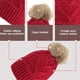 thumbnail image 3 of Gorro para mujer, hombre, gorro de invierno, gorro con puños para mujer, gorros cálidos, 3 of 5