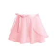 thumbnail image 4 of Sxiwei 2Pcs Girls Ballet Dance Outfits Long Sleeve Gymnastics Leotard with Chiffon Tied Skirt Set Pearl Pink XS, 4 of 6