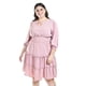 thumbnail image 4 of Vestido De Olanes Roman Fashion Rosa Claro Talla 38, 4 of 5