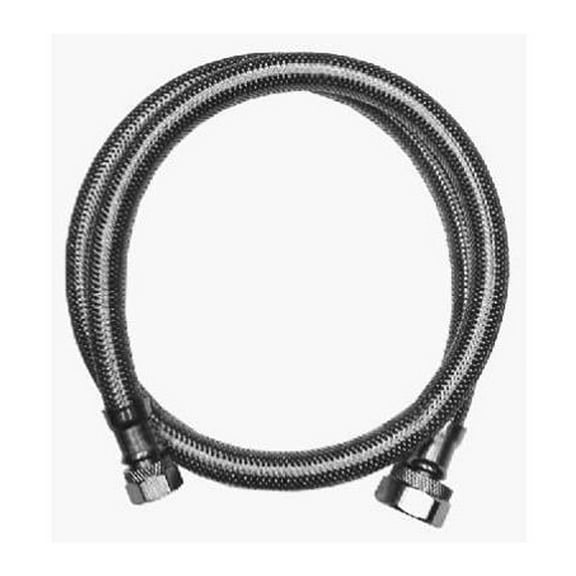 Homewerks Worldwide 7223-30-38-2-HW Faucet Connector, Stainless Steel, 3/8 Compression x 1/2 FIP x 30 In. - Quantity 1