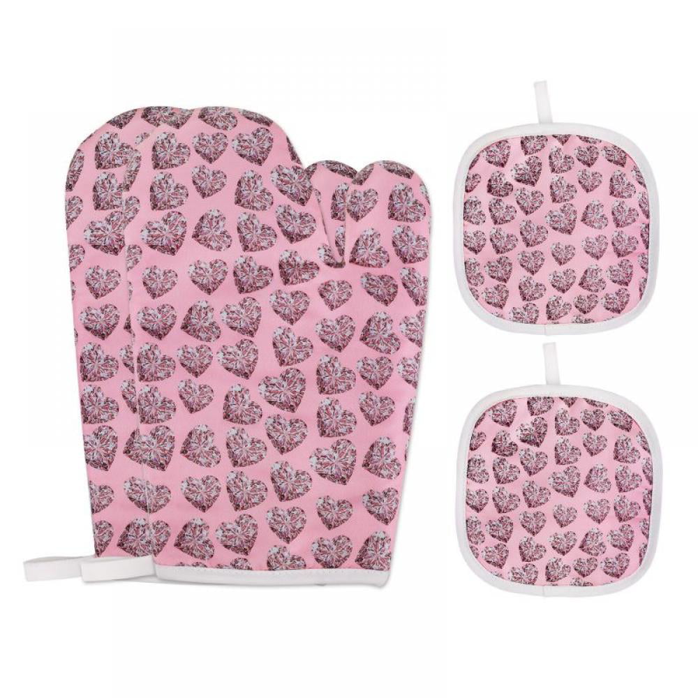 Home Textiles Home ARCLIBER Oven Mitts and Potholders,Quilted Cotton ...