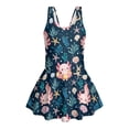 thumbnail image 6 of DISNIMO Axolotl Shell Printed Girls Swimsuit One-Piece Swimwear Sleeveless U Neck Bathing Suit with Skirt Quick Dry Soft Swim Dress, 6 of 8