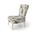 thumbnail image 3 of Designart "City Geometry" Grey Abstract Upholstered Accent Chair - Modern Arm Chair For Living Room, 3 of 7