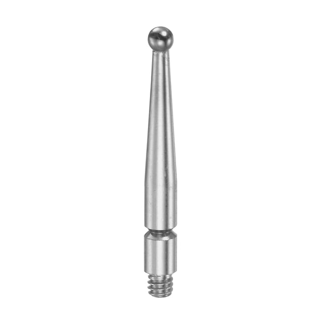 Contacto Punto para Cuadrante Prueba Indicador, 2mm Diámetro Carburo Bola Punta M2.0x0.4 Rosca 0.82" Longitud