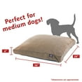 thumbnail image 4 of Majestic Pet | Villa Velvet Rectangle Pet Bed For Dogs, Removable Cover, Pearl, Medium, 4 of 6