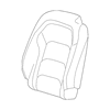 Genuine OE GM Seat Back Cover - 84140017