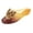 Brown, variant on Jelly Sandals for Women Dress Slide Princess Flats Dance Party Birthday Clear Slippers