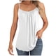 thumbnail image 4 of Camisola de manga corta para mujer, ropa interior holgada con cuello en V y color liso, de poliéster, 4 of 9