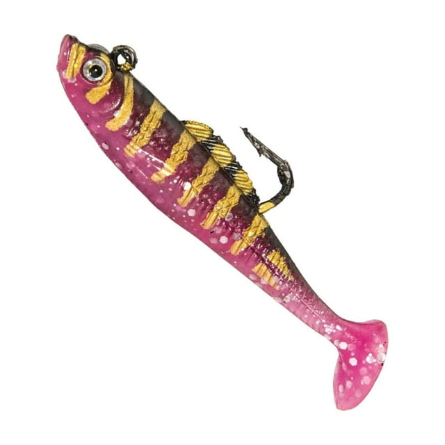 Creative Hook Lifelike Realistic T Tail for Outdoor Pink Cola señuelo de pesca