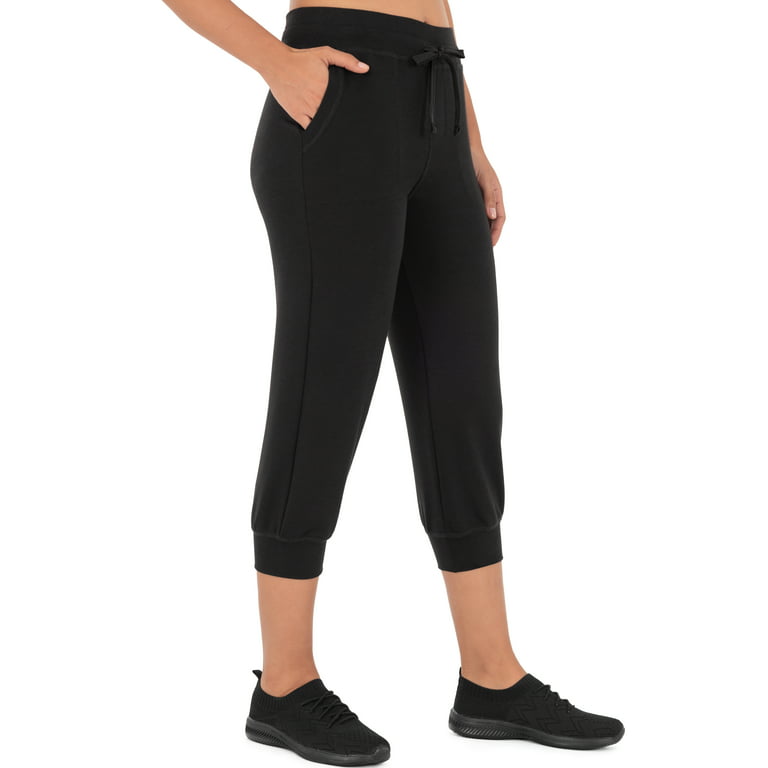 Yinyinxull Women Sweatpants Capri Pants Jogger Running Yoga Fitness Pants  Sports Trousers Dark Grey XL 