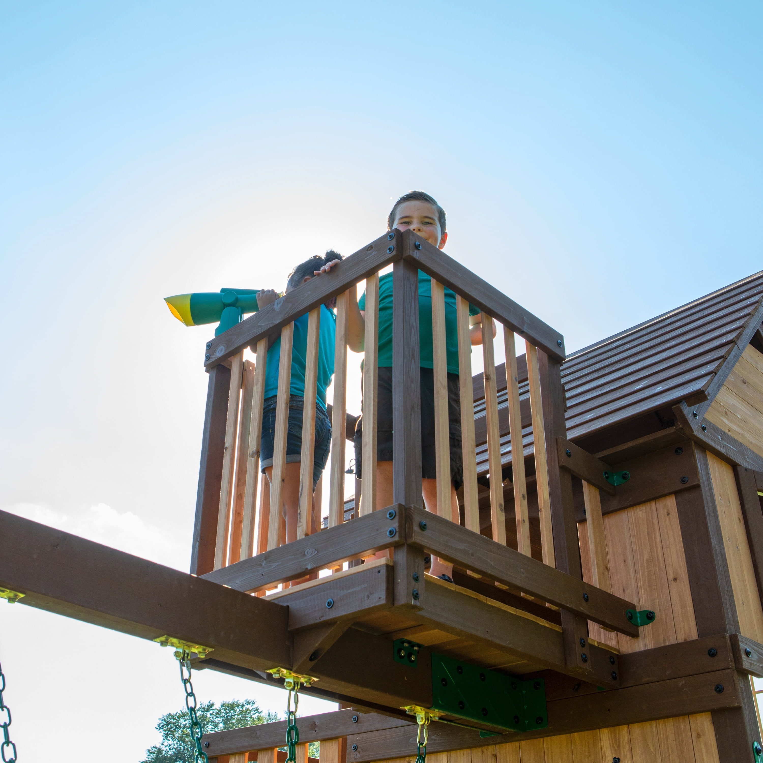 Skyfort III Swing Set – Backyard Discovery