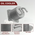 thumbnail image 4 of Engine Oil Cooler for Nissan Rogue No.7200756 Transmission Oil Cooler with Seals Aluminum Alloy 1 Pc, 4 of 6