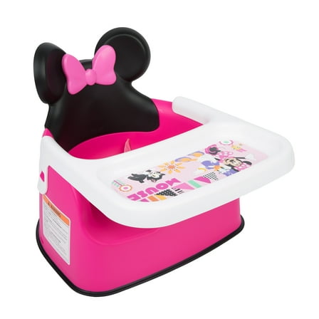 The First Years Disney Minnie Mouse Mealtime Booster Seat - Toddler Feeding Seat