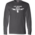 thumbnail image 3 of Inktastic Life Behind Bars Mountain Bike Long Sleeve T-Shirt, 3 of 5