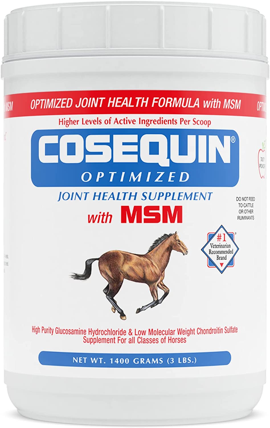 Cosequin Optimized with MSM Joint Health Supplement for Horses Powder