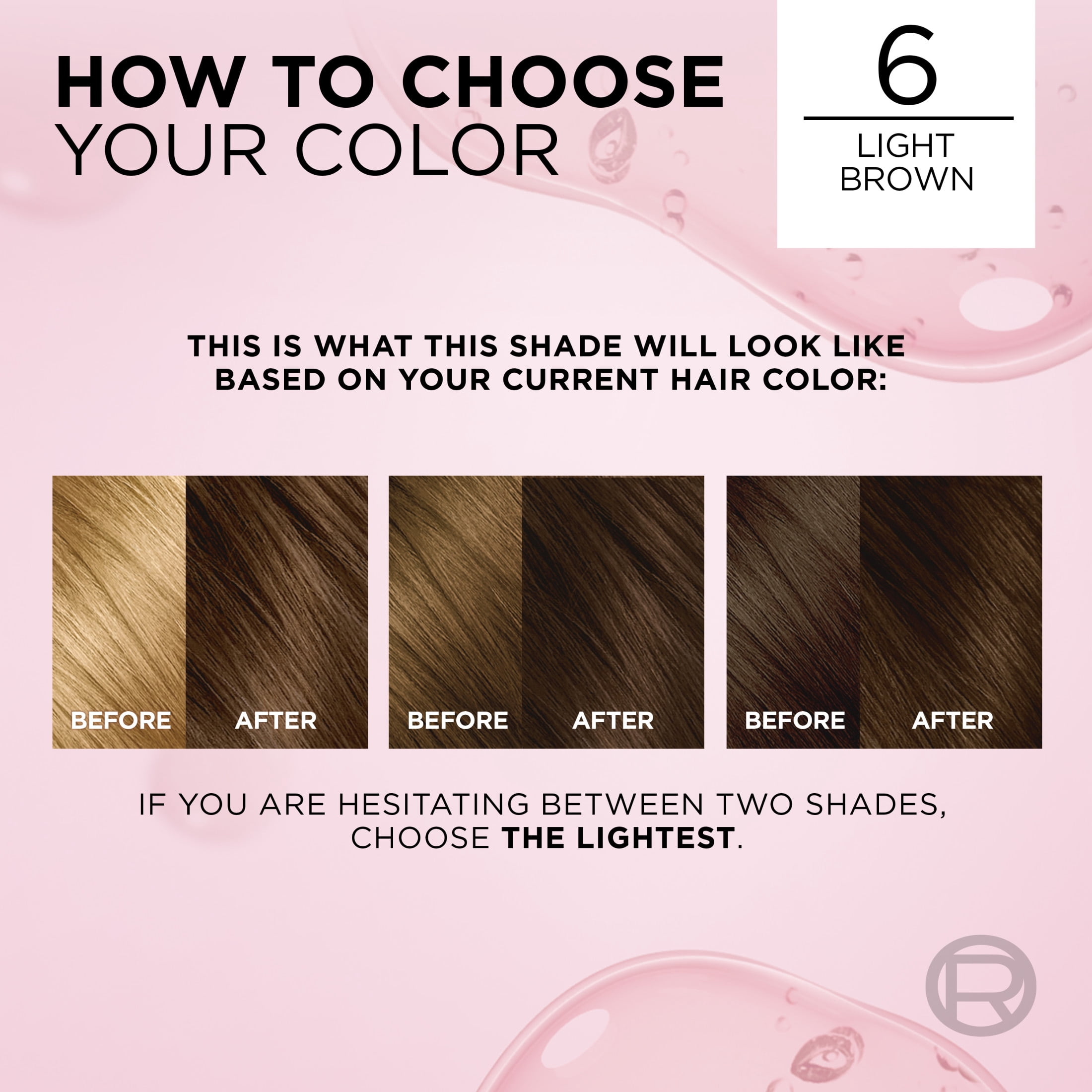 L'Oreal Paris Excellence Creme Permanent Hair Color, 6 Light Brown, 1 Kit