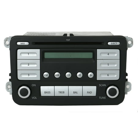 1 Factory Radio 638-50773-NOA AM/FM Radio CD Player Fits 06-09 Eos Jetta Rabbit Fits select: 2006-2007,2009 VOLKSWAGEN JETTA
