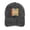Black, variant on Cinnamon Roll Gray Baseball Cap for Men Women, Adjustable Snapback Hats Cotton Hat