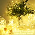thumbnail image 5 of Battery Operated Fairy String Lights,15 Packs 20 LEDs 6.6FT Silver Copper Wire Starry String Light for DIY Bottle Jars Costume Wedding Party Easter Table Decorations (Warm White), 5 of 8