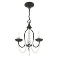thumbnail image 4 of Livex Lighting - Alessia - 3 Light Mini Chandelier in Farmhouse Style - 13, 4 of 11