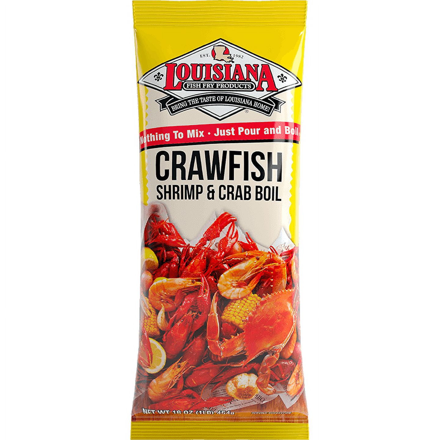 Louisiana Fish Fry Crawfish Crab & Shrimp Boil, 16 oz