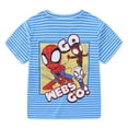 thumbnail image 3 of Marvel Spider-Man Miles Morales Ghost Spider Short Sleeve T-Shirt and Mesh Short Set (Boys), 2 Piece Set, Sizes 2T-7, 3 of 8