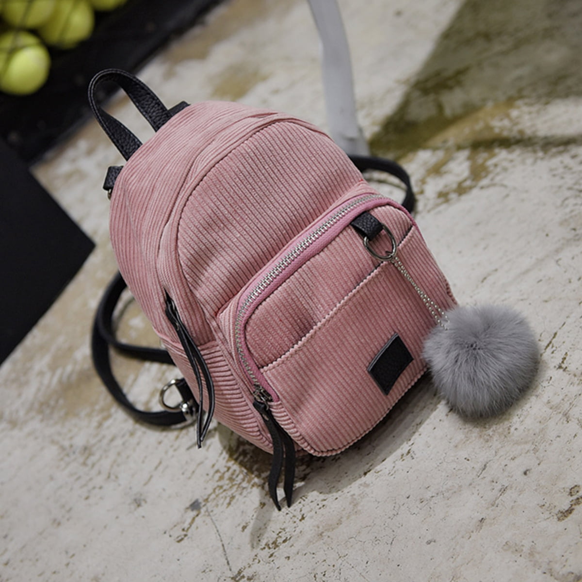Meigar - Mini Simple Travel Schoolbag Teenage Girls Women Backpack Casual Corduroy Bags ...