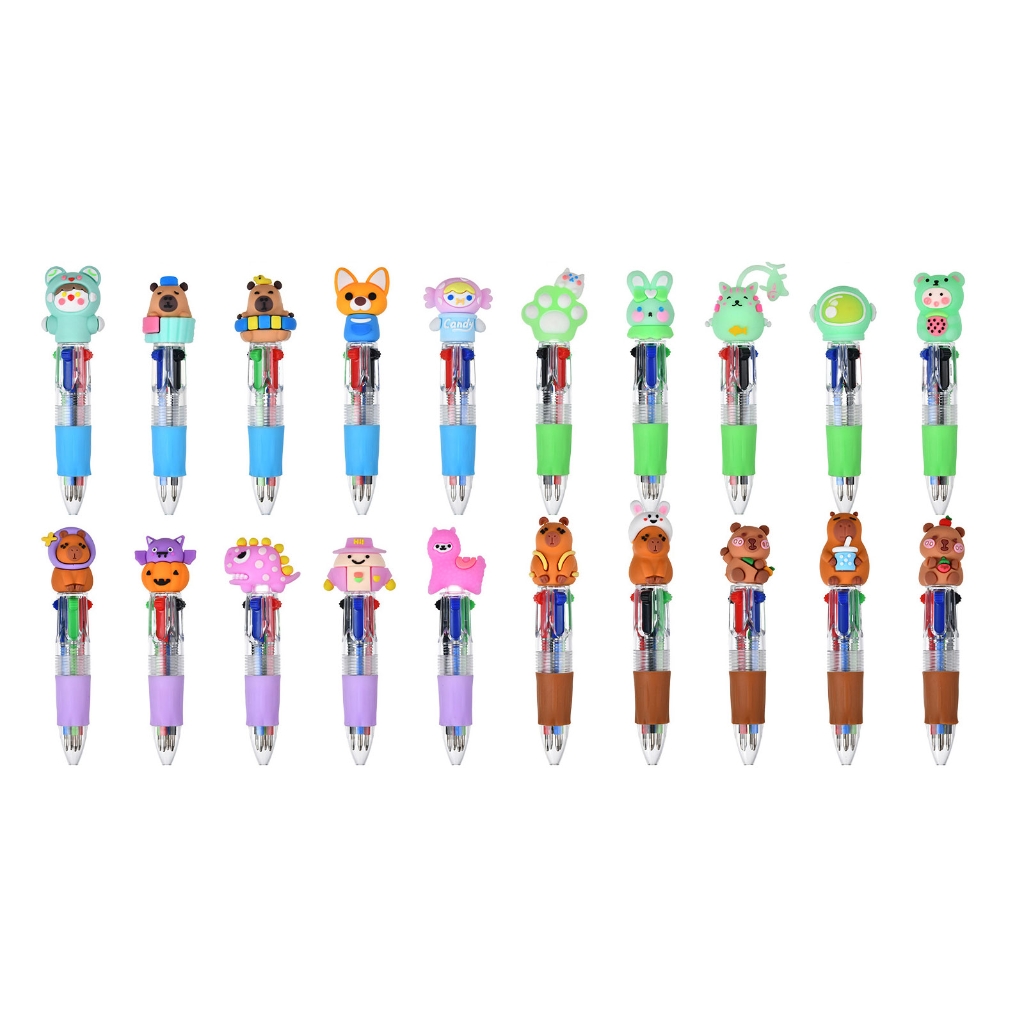 Multicolor Ballpoint Pen 4 Color-in-1 Ballpoint Pen 0.7mm for Journaling