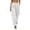 *1-White, variant on VBVC Women's High Waisted Business Bermuda Shorts , Lightweight Golf Shorts For Women,Ladies' Knee Length Casual Work Trousers with Pockets,Army Green,S-2XL