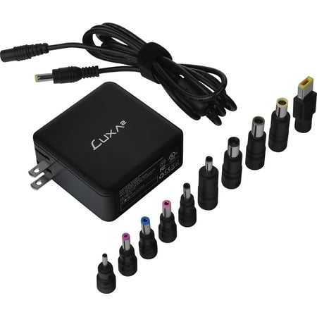 - Thermaltake LUXA2 Energy Bar 65W Wall Type Universal Compact Lightweight with Foldable Plug Notebook Charger