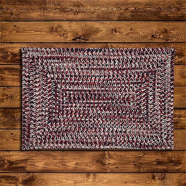 Colonial Mills Rug CC29R024X120R 2 x 10 ft. Corsica Braided Rug Patriotic