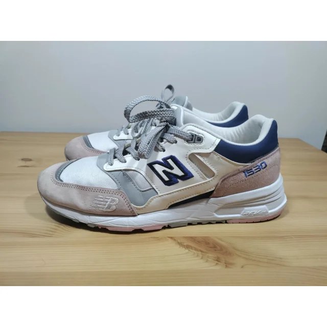 Size 9 - New Balance Mens 1530 Running Shoes Pink White M1530WPB Made In UK