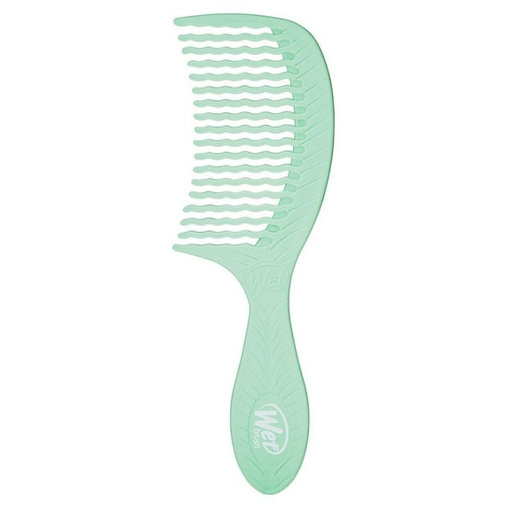 Tea Tree , The Wet Brush Go Green Oil Infused Treatment Comb - Pack of 6 with SLEEKSHOP Teasing Comb