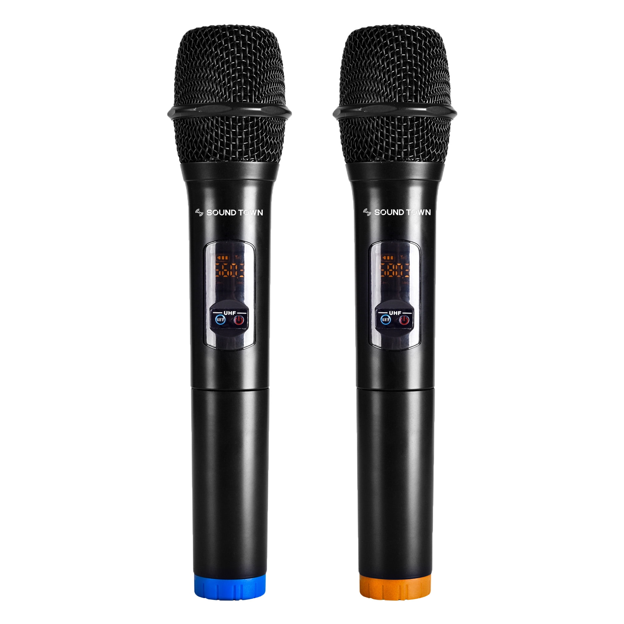 Sound Town Wireless Microphone Karaoke Mixer System with HD Audio Return Channel, Optical, AUX, Bluetooth - Supports Smart TV, Media Box, Sound Bar (SWM15-PRO)