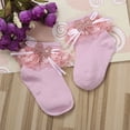 thumbnail image 2 of ITFABS Infant Baby Girls Ruffle Socks Eyelet Frilly Lace Princess Ankle Socks, 2 of 9
