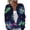 Dark Purple, variant on Halloween Cardigan Sweaters for Women Knit Skull Ghost Pumpkin Print Open Front Casual Cardigan Funny Halloween Holiday Costume Outfits Yellow 2XL