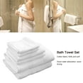 thumbnail image 5 of 6PCS Bathroom Towels Soft Cotton Absorbent Quick Dry Towel, Large Absorbent Bath Towel Set for Household Dormitory Use, 5 of 9
