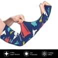 thumbnail image 3 of Fotbe Colorful Excavator UV Sun Protection Arm Sleeves - Tattoo Cover Up - Basketball Arm Sleeve UPF 50 Cooling for Men Women, 3 of 8