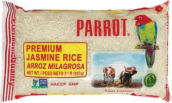 (2 pack) Parrot Premium Jasmine Rice, 32 Oz, 12 Ct
