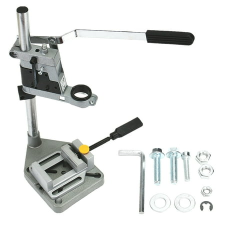

1 Set Adjustable Drill Press Stand Universal Bench Clamp Support Tool (Silver)