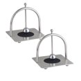 thumbnail image 1 of Oleegame 2PC Spoon And Lid Rest Hotel Restaurant Stainless Steel Tabletop Tissue Holder Creative Paper Holder Coffee Shop Napkin Holder Tissue Storage Rack, 1 of 9